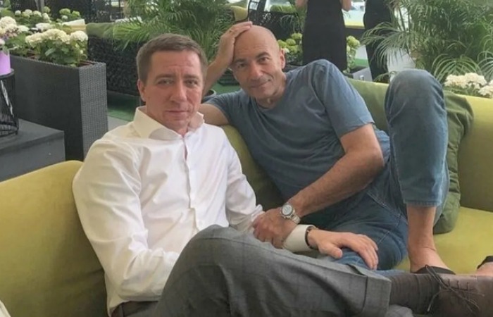 Игорь Крутой с сыном Николаем. Игорь Крутой с сыном Николаем.