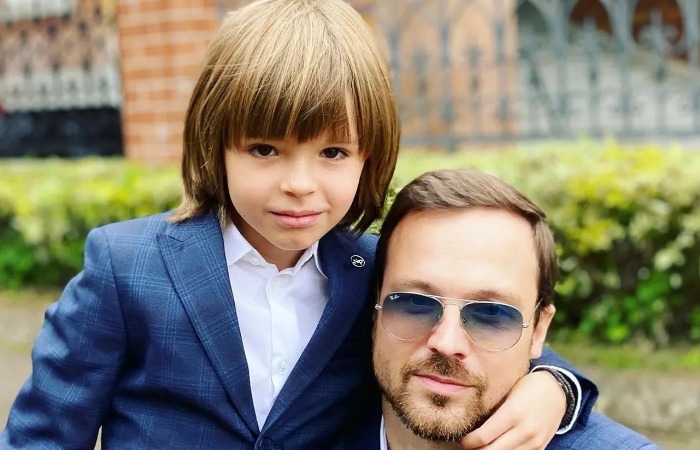 Алексей Чадов с сыном. Алексей Чадов с сыном.