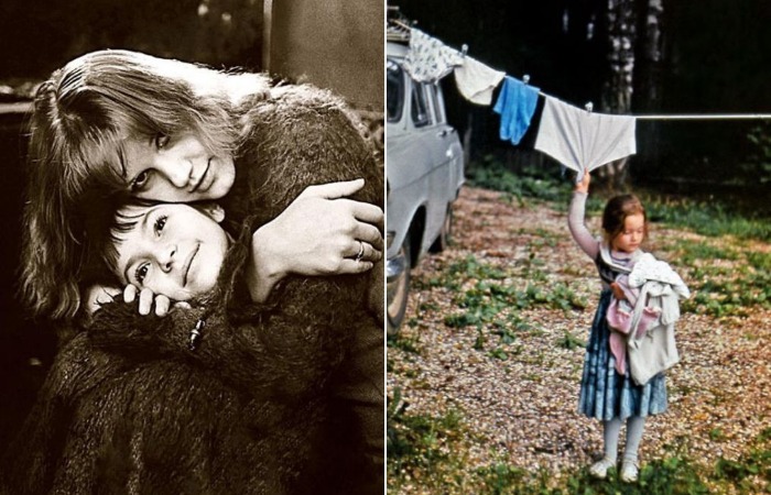 Арина Мелик-Каримова в детстве с мамой. Арина Мелик-Каримова в детстве с мамой.