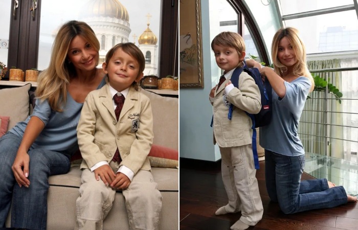 Ольга Орлова с маленьким Артемом. Ольга Орлова с маленьким Артемом.