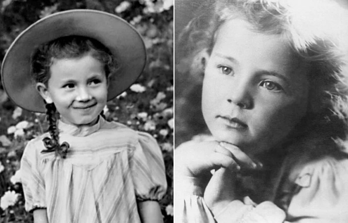 Лариса Рубальская в детстве.