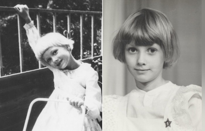 Анастасия Цветаева в детстве.