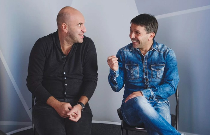 Ростислав Хаит и Леонид Барац. Ростислав Хаит и Леонид Барац.