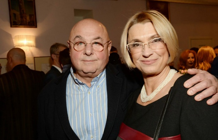 Владимир Долинский с женой.