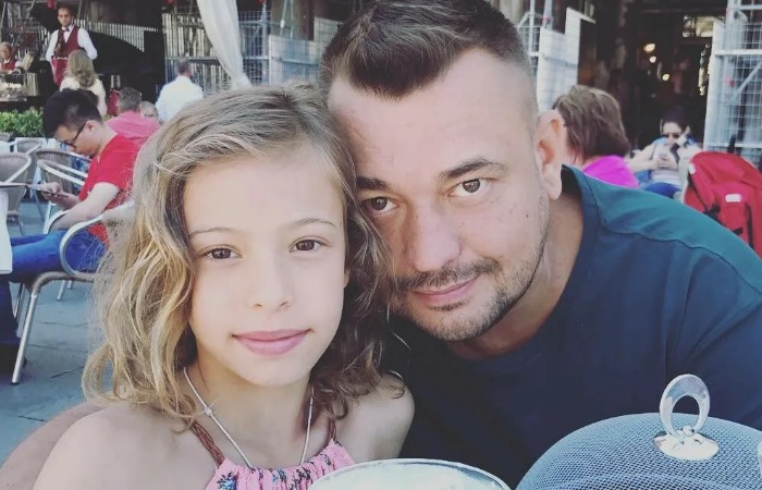 Сергей Жуков с Никой. Сергей Жуков с Никой.