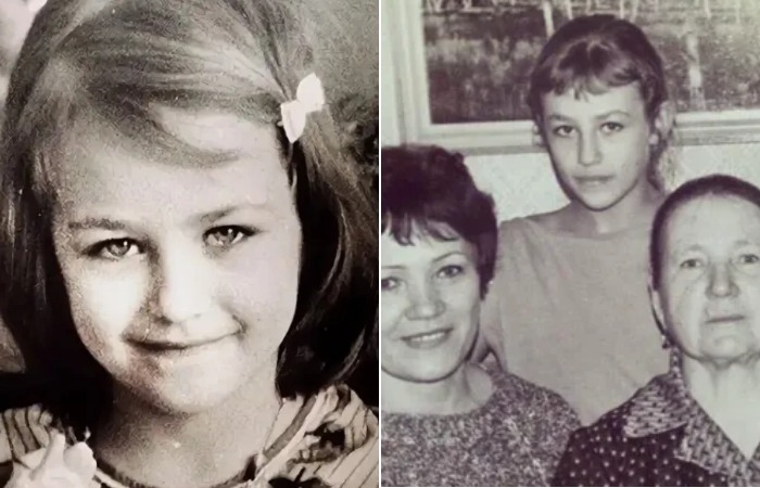 Екатерина Волкова в детстве.