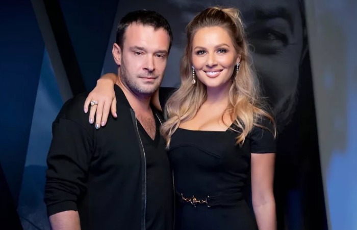 Мария Кожевникова с мужем.