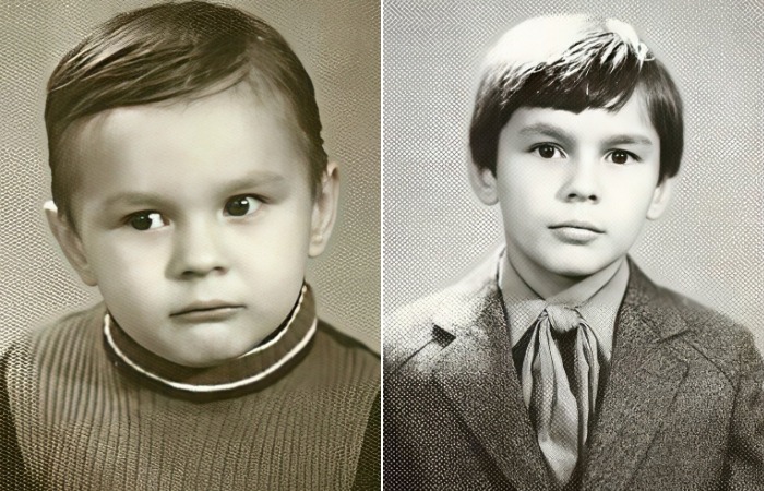 Влад Сташевский в детстве.