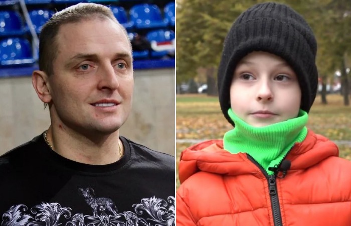 Аскольд Запашный с сыном.