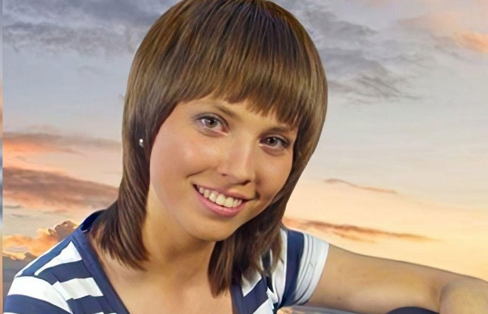 Ольга Скабеева в молодости.