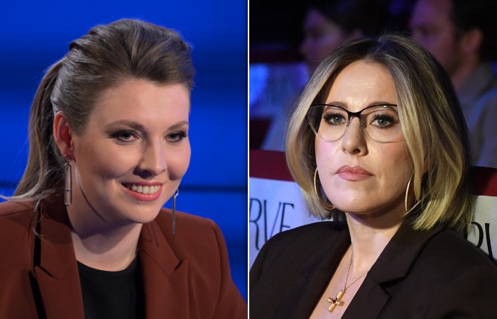 Ольга Скабеева и Ксения Собчак.