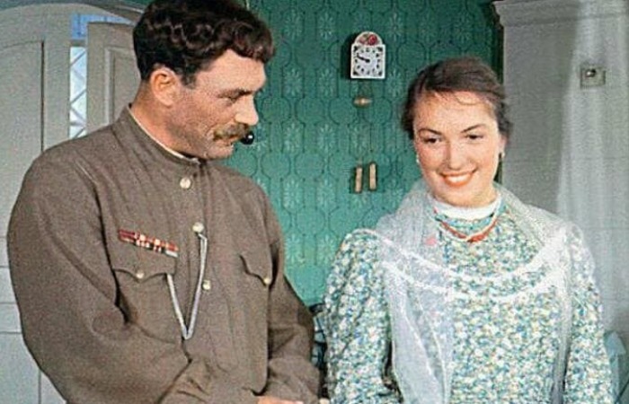 Сергей Лукьянов и Клара Лучко. Сергей Лукьянов и Клара Лучко.