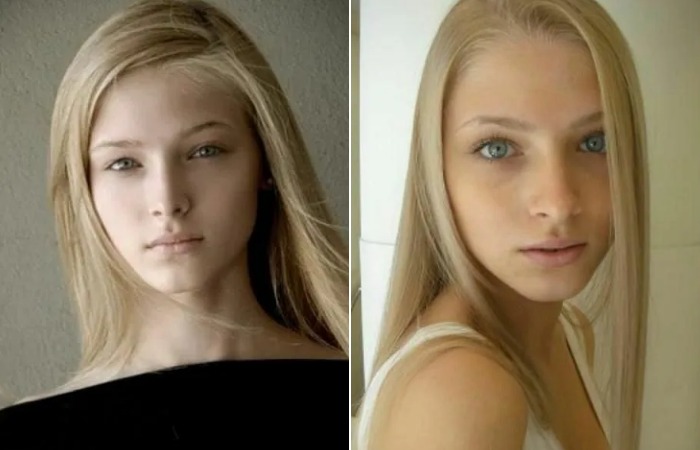 Алена Шишкова в юности.