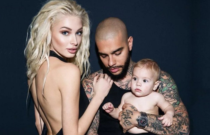 Алена Шишкова с Тимати и дочкой.