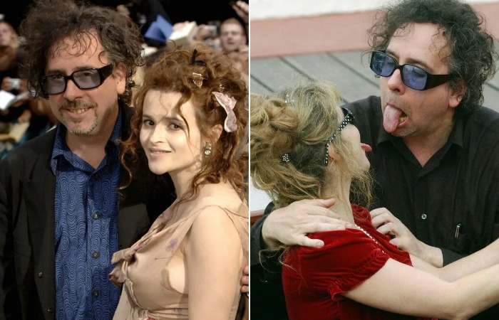 Тим Бертон и Хелена Бонем Картер. Тим Бертон и Хелена Бонем Картер.