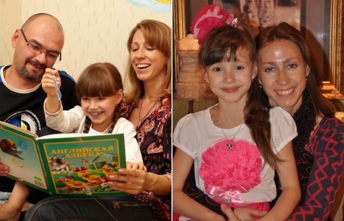 Мария Ильюхина с родителями. Мария Ильюхина с родителями.