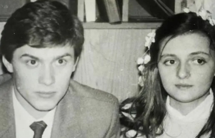 Сергей Белоголовцев с женой.