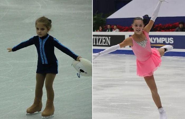 Аделина Сотникова в детстве. Аделина Сотникова в детстве.