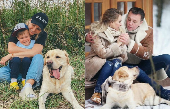 Наталья Варвина с семьей. Наталья Варвина с семьей.