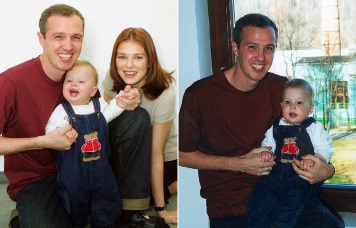 Григорий Верник с родителями. Григорий Верник с родителями.