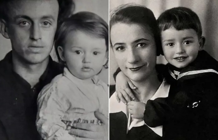 Александр Градский с родителями. Александр Градский с родителями.