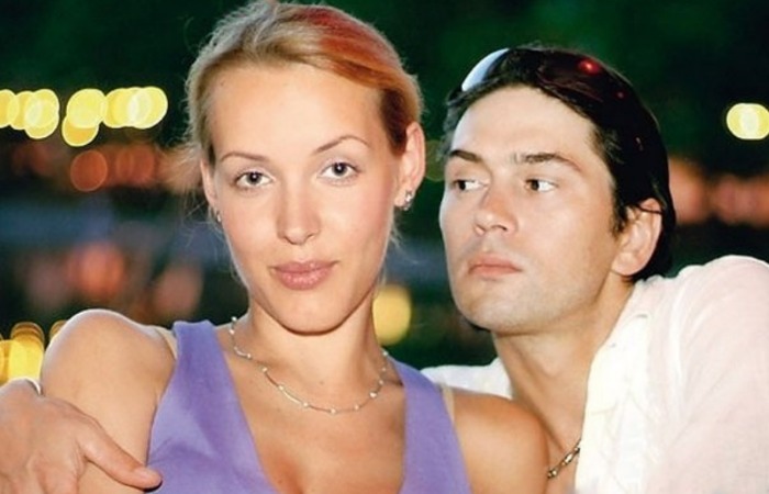 Владимир Политов с первой женой.