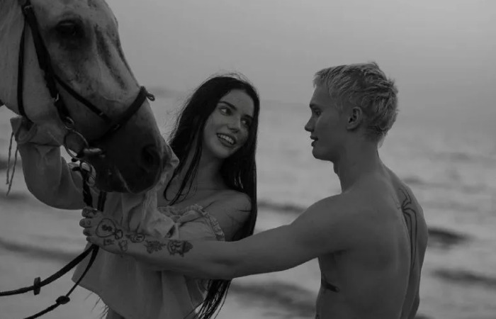 Даня Милохин с Дариной Зеленской.