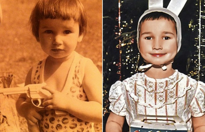 Анфиса Чехова в детстве.