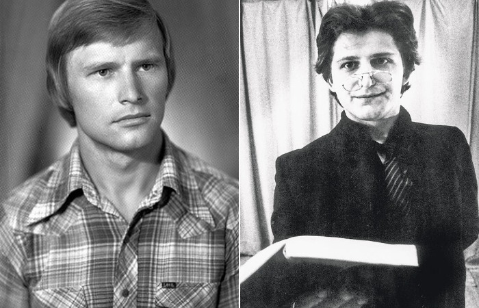 Александр Самойленко в молодости.