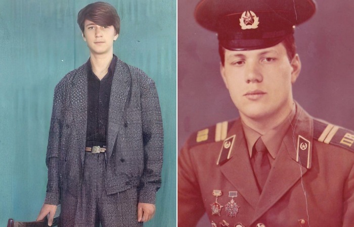 Виктор и Евгений Логиновы в молодости.