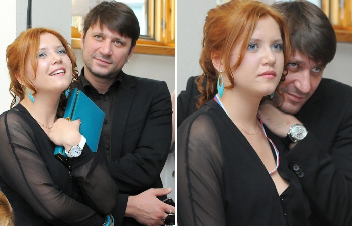 Виктор Логинов с дочерью.