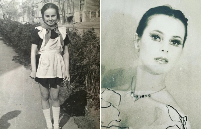 Ирина Апексимова в детстве и молодости.
