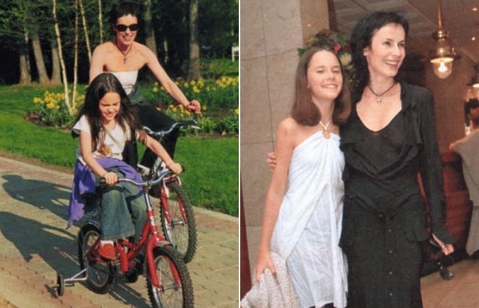 Ирина Апексимова с дочкой.