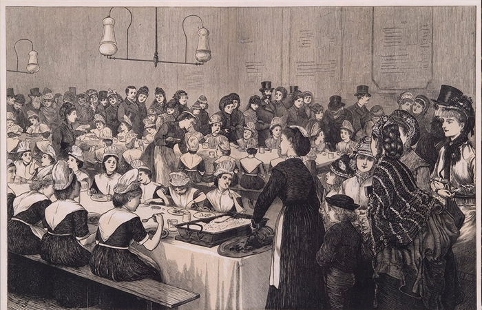 Джозеф Суэйн «Воскресенье в больнице для подкидышей», 1872 г.  / Фото: countryandtownhouse.co.uk