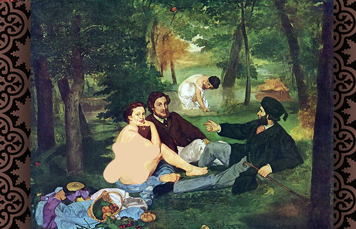 Эдуард Мане «Завтрак на траве», 1863, Музей Орсе, Париж