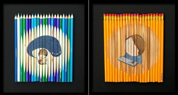 Рисунки на карандашах от Ghostpatrol