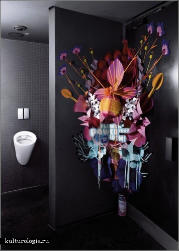 Цветочная сила для туалетных комнат