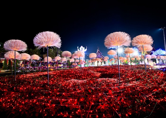 Imagination Light Garden – интерактивный сад огней на выставке в Бангкоке