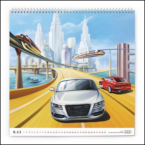 Ауди видит будущее: календарь Audi Россия на 2011 год