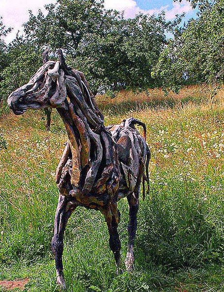 Морские лошади – удивительные деревянные скульптуры от Хизер Янск (Heather Jansch)
