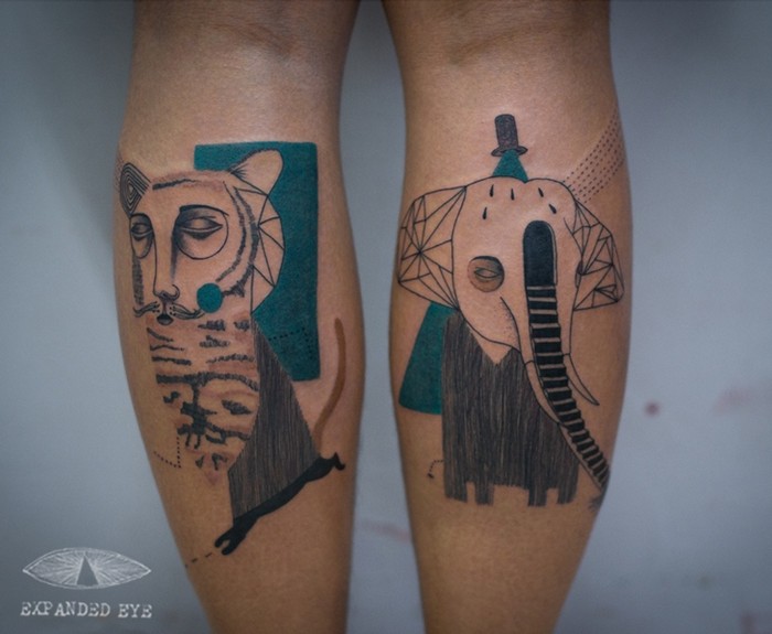 Необычные тату - преимущества, эскизы татуировок для девушек и мужчин, креативные фото идеи