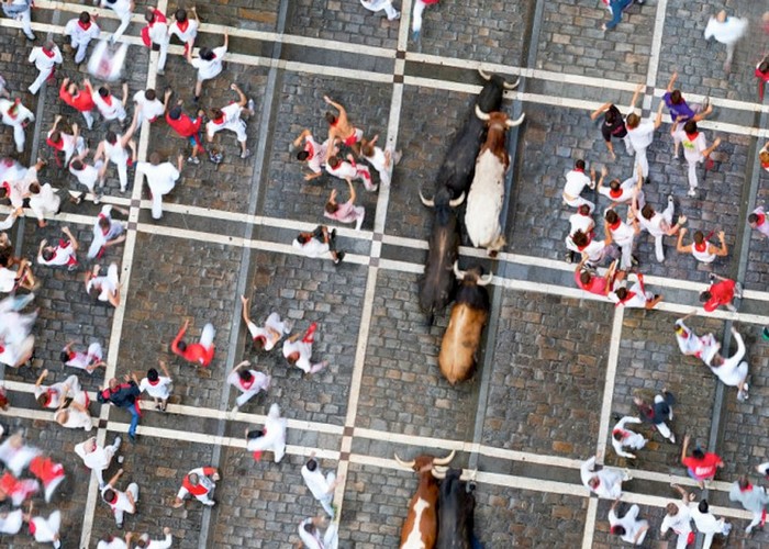 Фотографии людей с высоты птичьего полета от Кэтрин Корфман (Katrin Korfmann)