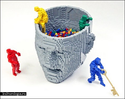 LEGO-авангард от Nathan Sawaya