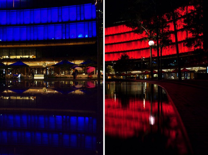 Luminous – интерактивный фасад сиднейского торгового центра