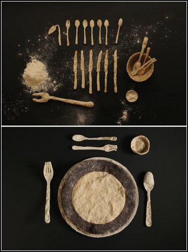 Хлебный стол – инсталляция от Андере Монжо (Andere Monjo)