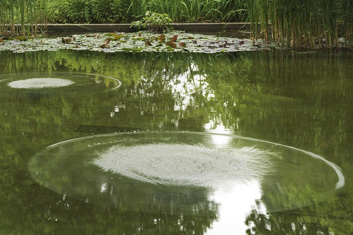 Скульптуры из воды Sonic Water Lilies от Филиппа Паррено (Philippe Parreno