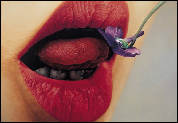 История одних губ на гиперреалистичных картинах Сун Джин Кима (Sung Jin Kim)