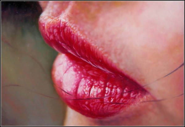История одних губ на гиперреалистичных картинах Сун Джин Кима (Sung Jin Kim)