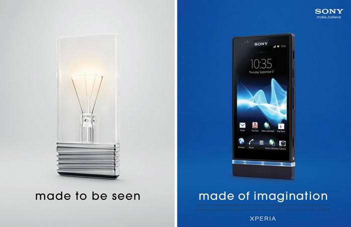 Made of imagination – креативная реклама Sony Xperia