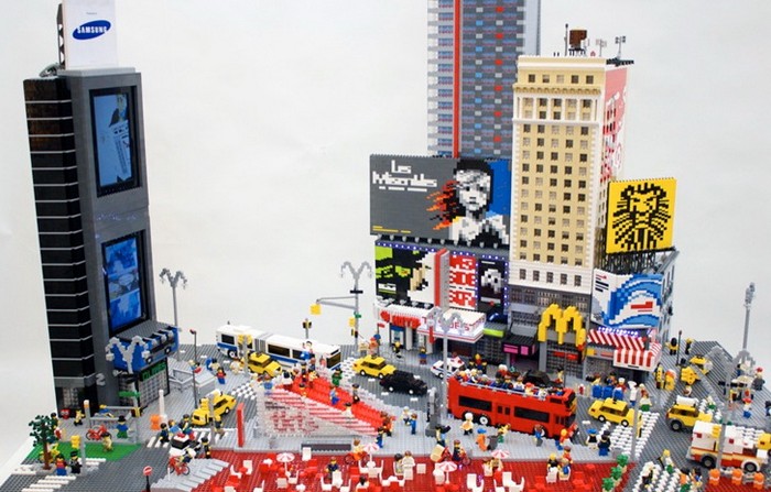 Нью-Йорк из LEGO от Шона Кенни (Sean Kenney)